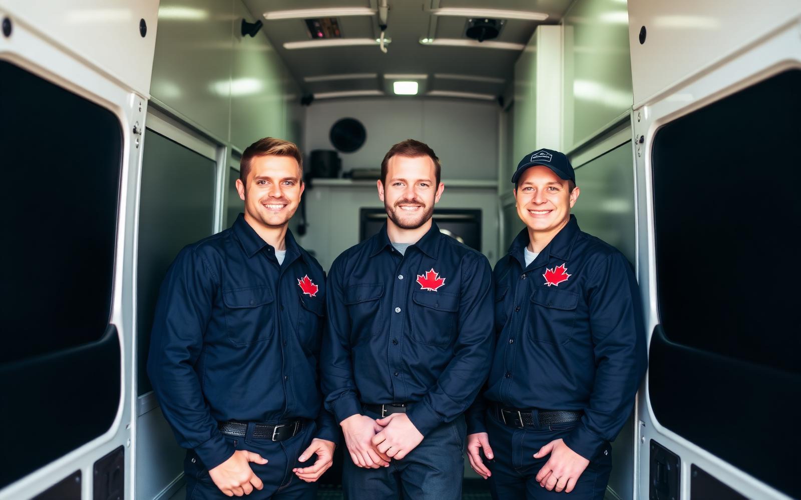 Red River technicians and shop team in Winnipeg